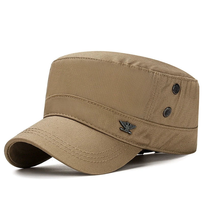 Men's Flat Cap Fashion Cotton Military Hats gorras hombre Cap For Men Snapback Cap casquette homme Male Sports Cap